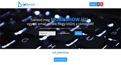 Desktop Screenshot of mobilshow.hu
