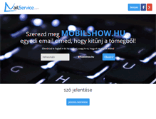 Tablet Screenshot of mobilshow.hu